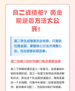 高二成绩很差还有机会逆袭吗