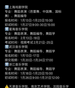 2024流行舞艺考有哪些大学