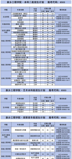 2024年新乡工程学院艺术类专业有哪些