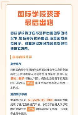 国际学校孩子最后出路是什么