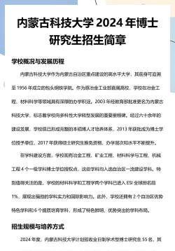 2024内蒙古科技大学国际班怎么样