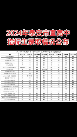 2024年泰安中考200分左右可以读什么学校