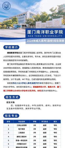 厦门南洋职业学院属于什么档次