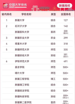 2025新疆413分能上的大学有哪些