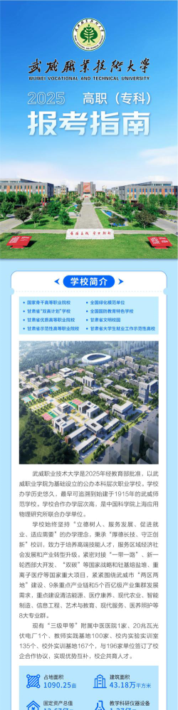 2025武威公办药剂学校有哪些