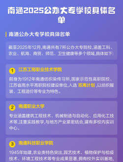 2025南通公办药剂学校有哪些