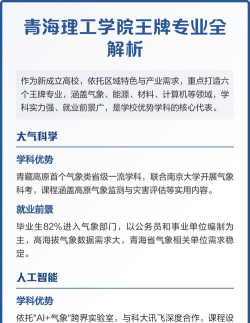 2025年青海理工学院有有哪些专业比较好推荐