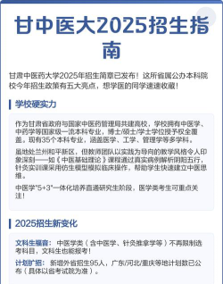 2025年甘肃中医药大学有哪些专业推荐