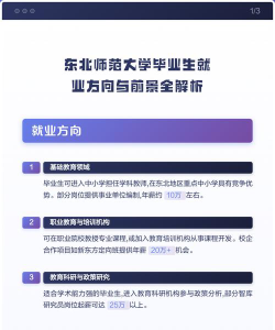 东北师范就业怎么样