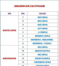 中国人民解放军战略支援部队信息工程大学的王牌专业有哪些？