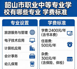 韶山职业中专学校2024年收费标准