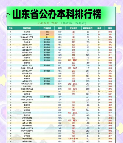 山东高考285分能上的大学有哪些？