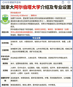 关于阿尔伯塔大学优势专业有哪些