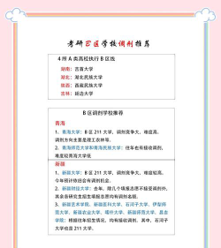 考研调剂一般会调剂到什么学校