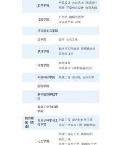 青岛科技大学里有没有专科专业