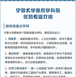 宁夏大学什么专业较好