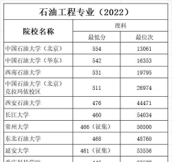 江苏哪些大学有石油工程专业