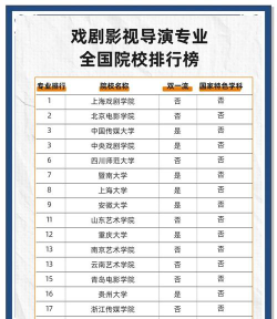 安徽哪些大学有戏剧影视导演专业