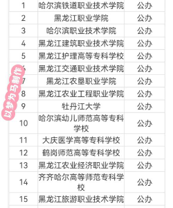 哈尔滨省外单招学校排名
