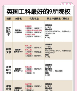 英国工业类大学排名