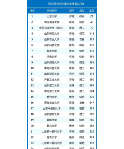 山东有什么音乐大学排名