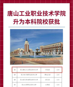 唐山工业职业技术学院是一本还是二本