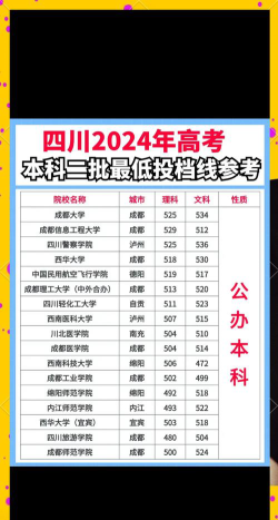 2024年四川高考546分能报考哪些大学