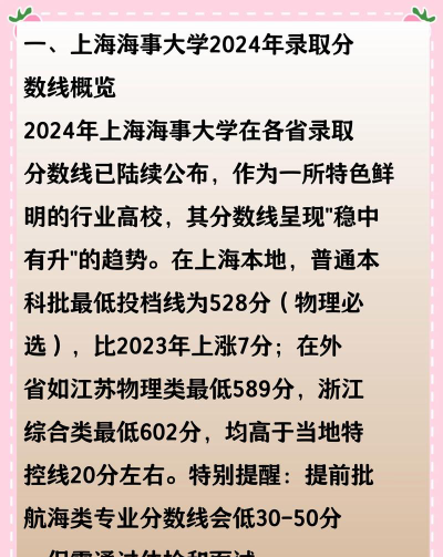 2024上海海事大学本科批普通类分数线