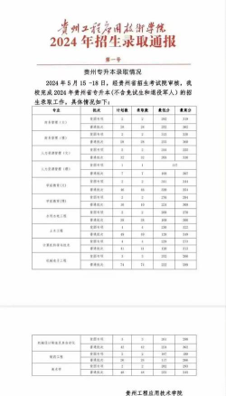 唐山幼儿师范高等专科学校2024年在贵州各专业录取分数线