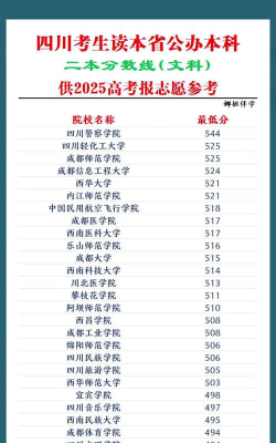 2025年高考四川文科615分左右能考上哪些学校