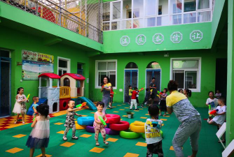 云南省可保煤矿幼儿园户外活动场地