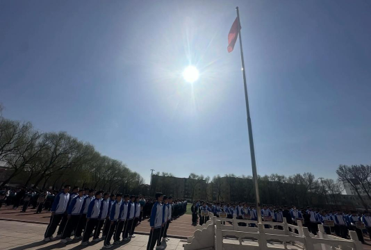 岐山县安乐镇落星初级中学户外活动场地