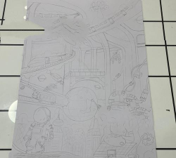 杭锦后旗童画美术创意空间阅读区