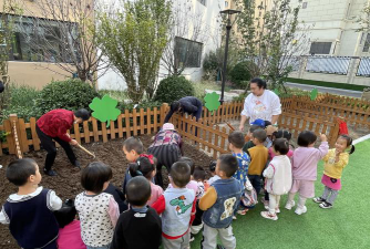 垦利县黄河口镇利林村幼儿园阅读区