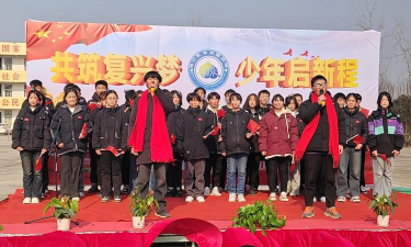 潢川县桃林中学阅读区